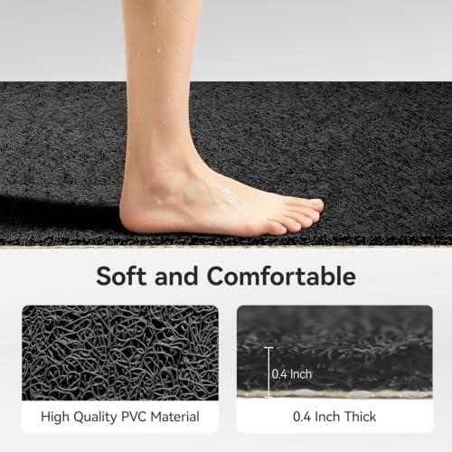 Asvin Soft Textured Bath, Tub Mat, 24x16 Inch, Phthalate Free, Non Slip Comfort - Image 5