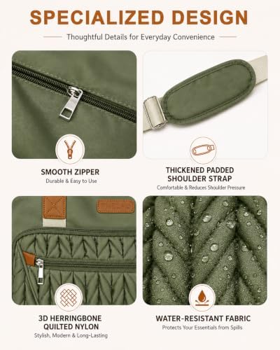 FHELAD Diaper Bag Tote for Women, Baby Diaper Bag Set - Image 3