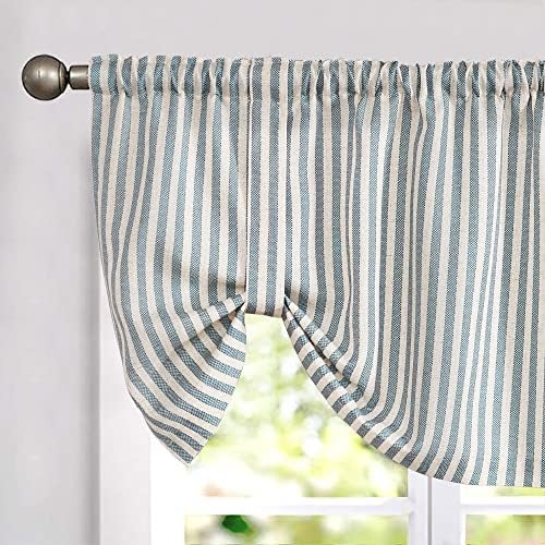 jinchan Linen Boxter Stripe Valances by JINCHAN