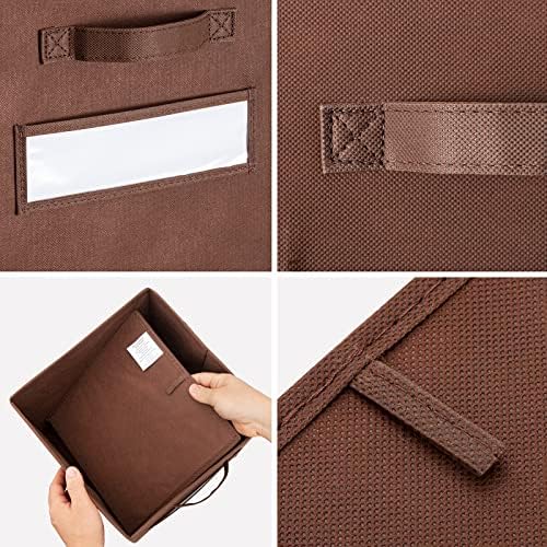 11 Inch Storage Cube, Storage bin, cube storage Foldable Fabric Cube Storage - Image 2