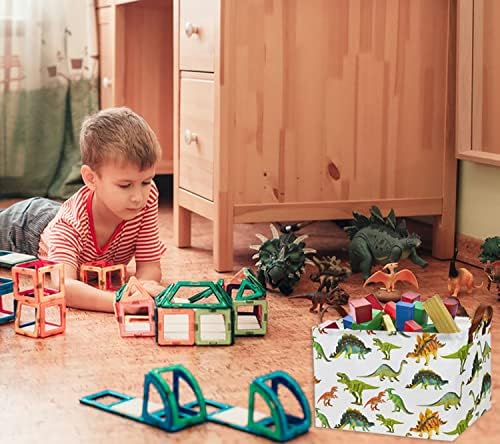 Rectangular Dinosaur Basket Baby Kids Storage Basket - Image 3
