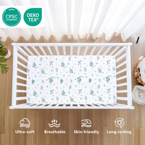 4 Pack Crib Sheets for Boys - Image 2