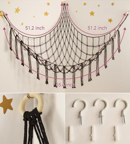 mirolam Stuffed Animal Storage Hammock Net - Image 5