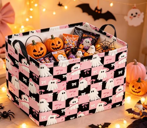 Rectangle Storage Basket with Handles, Collapsible Storage Bin, Gift Basket - Image 5