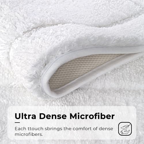 GRANNY SAYS White Runner Bathroom Rug, Cute Bath Mat - Image 5