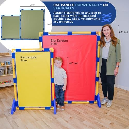 Children's Factory PlayPanel Room Divider 59.5" x 47.5" - Image 2