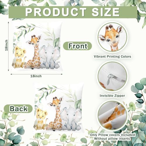 HunnmingRe Safari Animals Baby Crib Bedding Set - Image 4