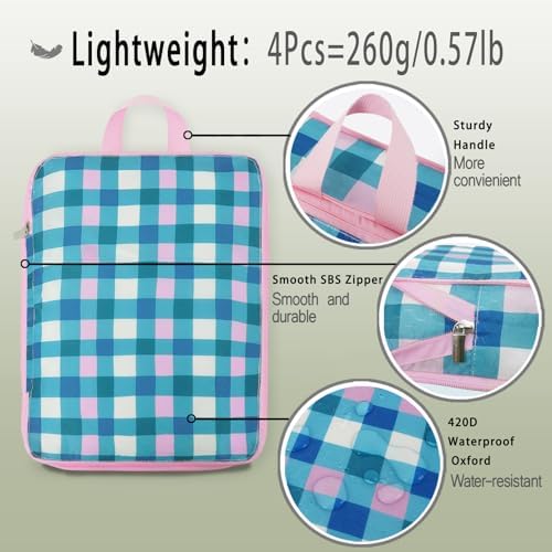 4 Pcs Compression Packing Cubes, Packing Cubes - Image 4