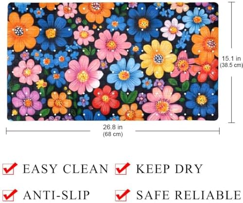 Non Slip Shower Mat Bathtub Mat 15.1x26.8 Inch, Quick Dry Bath Mat - Image 4