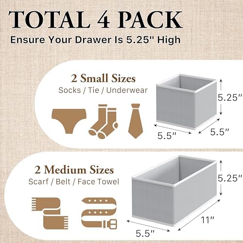 Simple Houseware Underwear Drawer Organizer - Image 2