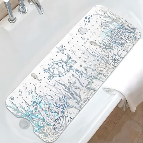 Sea Turtle Bathtub Mat Non Slip, Cute Baby Bath Mat by Unknown