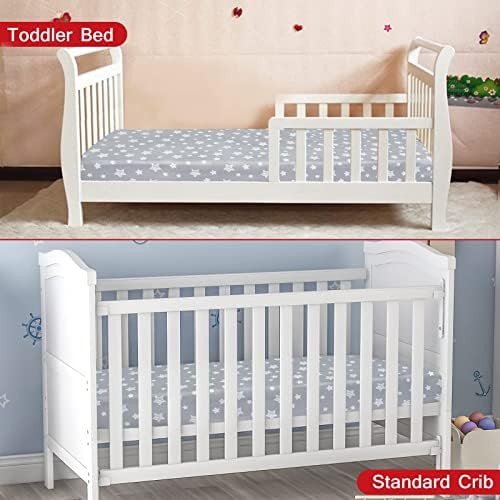 Crib Sheets for Girls 2 Pack, Fitted Crib Sheet - Image 6