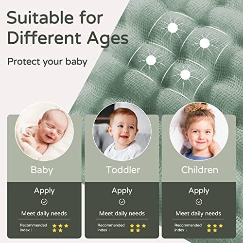 Yoofoss Hooded Baby Bath Towels 2 Pack 100% Muslin Organic Cotton - Image 5