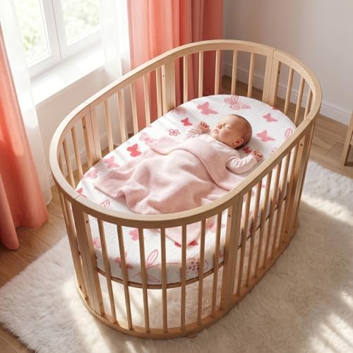 100% Muslin Baby Bassinet Sheets - Image 2