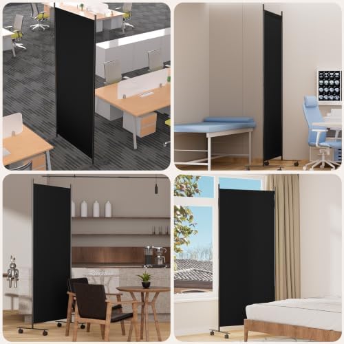 Room Divider 34'' Wide Folding Room Divider Panel - Image 7