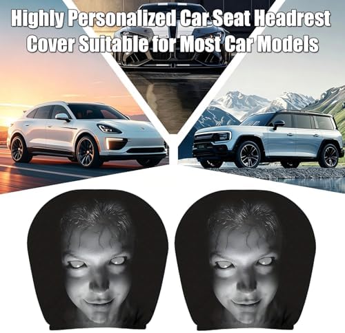 Ghost Face Headrest Covers - Image 4