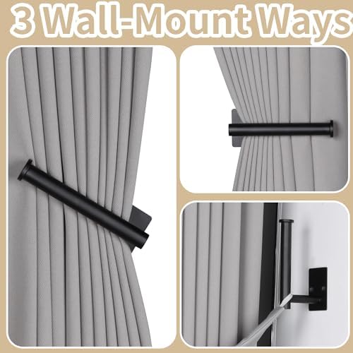 2 Pack No Drill Curtain Holdbacks Adhesive Curtain Tiebacks - Image 4