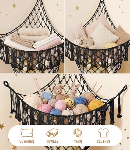 Lare Stuffed Animal Storage Hammock Corner Net - Image 4