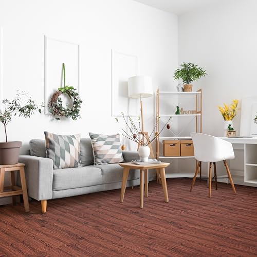 Sorbus Wood Grain Floor Tiles Foam Mat EVA Interlocking Mats Tile 3/8-Inch - Image 2