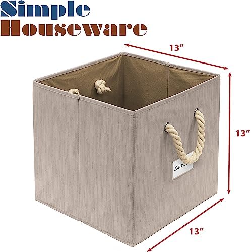 Simple Houseware 13-Inch Cube Storage Bin - Image 2