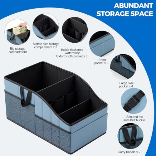 WHHMK Sturdy Leather Car Storage Support Up to 33 LB of Weight - Image 6