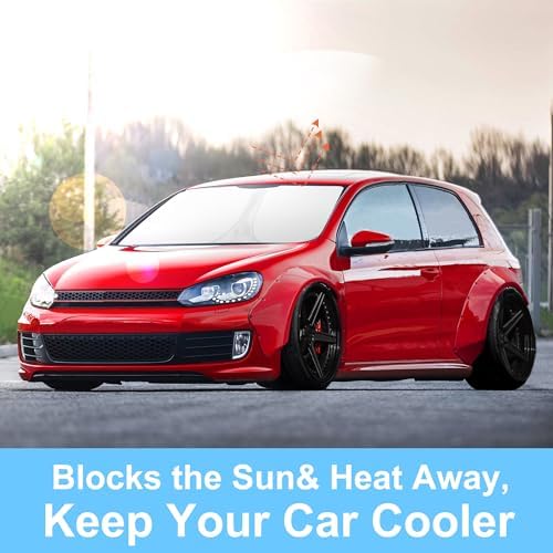 TINGLU Sun Shade for Volkswagen VW Golf/Rabbit/GTI/R32 MK6 5K 2009-2014 - Image 5