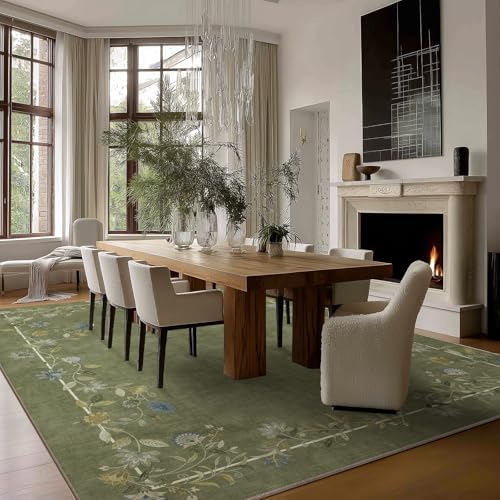 10x14 Area Rugs for Living Room: Washable Bedroom Rug Non Slip Soft Carpet - Image 6