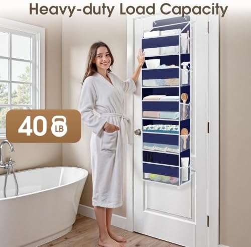 2 Pcs Over The Door Organizer Large Capacity Hanging Storage Room Organizer - Image 5