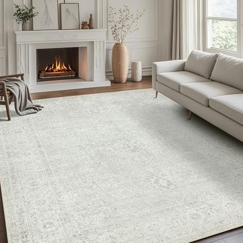 5x7 Washable Area Rugs for Living Room, Dining Room by Srugn