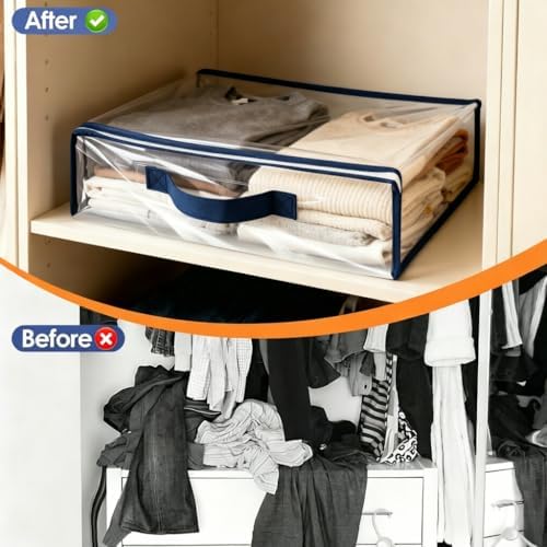 12 Pack Clear Storage Bags - Image 7
