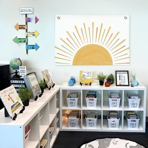 Lacama Boho Sunshine Classroom Decor, Sun Cute Hanging Banner - Image 5