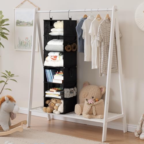 StorageWorks Hanging Closet Organizer, 6-Shelf - Image 2