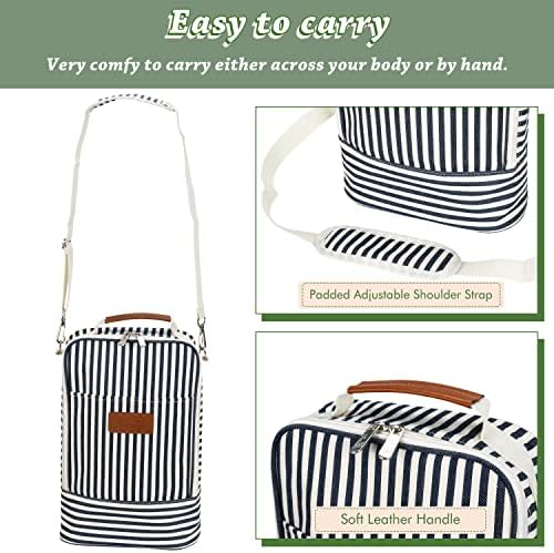 Tirrinia 2 Bottle Wine Cooler Bag Tote - Image 3