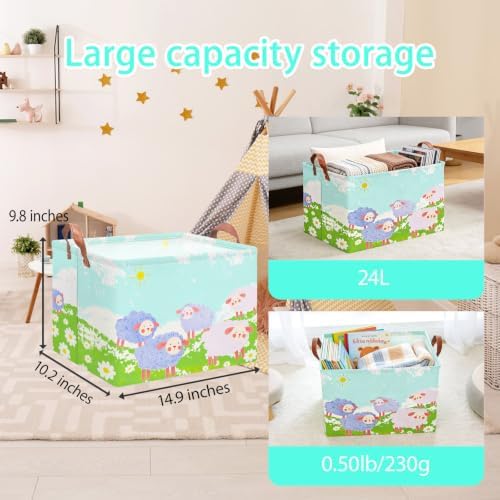 NTAOHAMPER Rectangular Storage Basket Empty, Storage Bin - Image 6
