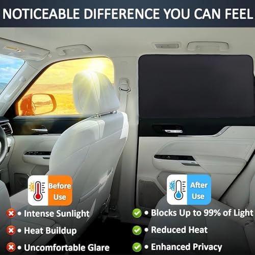 XCBYT Magnetic Car Window Shades - Image 3