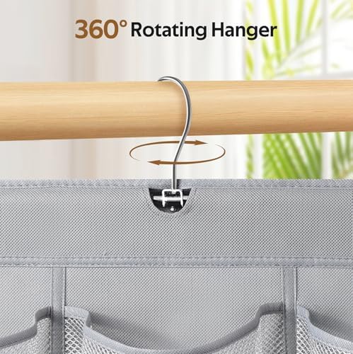MISSLO 30 Large Pockets Dual Sided Hanging Shoe Organizer - Image 4