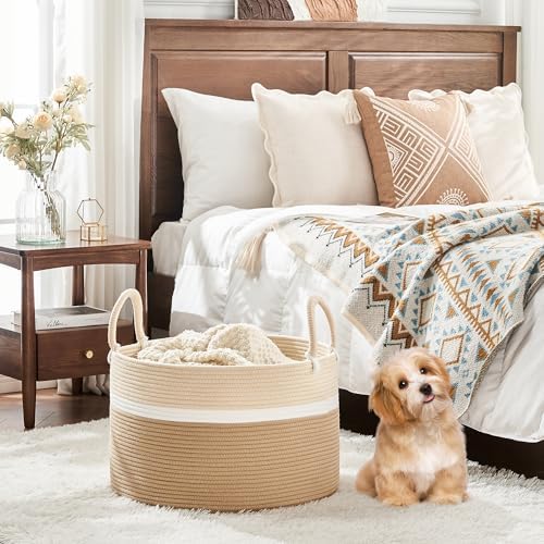 KAKAMAY Large Blanket Basket - Image 6