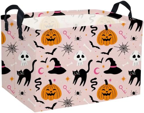 Rectangle Halloween Baskets Ghost Basket Cute Storage Bin Fish Box by DDBASKET