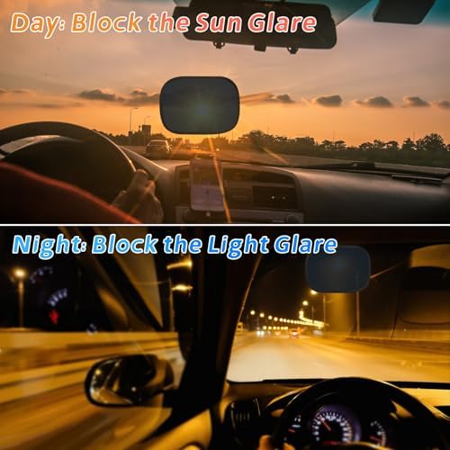 Car Window Shade for Sun Glare, 2 Pack Mini Car Sun Shade Semi-Transparent - Image 3