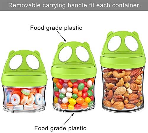 SELEWARE Green Stackable Snack Containers - Image 4