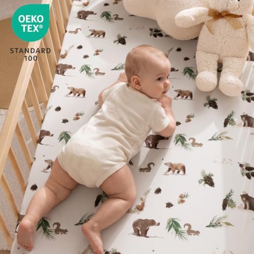 david's kids 3 Pack Fitted Crib Sheets, Ultra Soft Breathable Comfortable Baby - Image 7