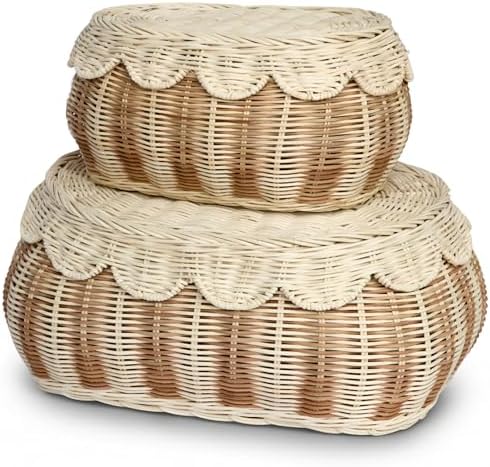 BEBE BASK The Original Scalloped Basket by BEBEBASK%C2%AE