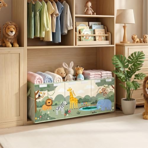 Toy Box with Adjustable Divider Large Toy Chest Storage - Image 5