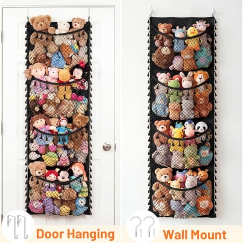 Ofiray-home Over The Door Stuffed Animal Storage - Image 5