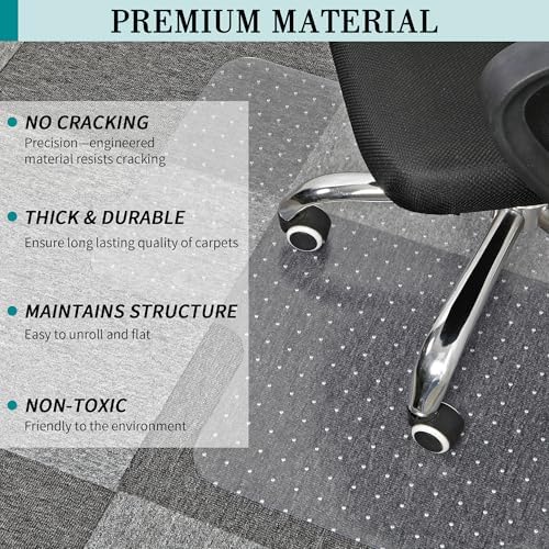 BesWin Office Chair Mat for Low Pile Carpets - Image 4