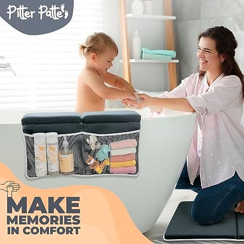 Baby Bath Kneeler and Elbow Rest Pad Set Made of Neoprene & Foam - Image 2