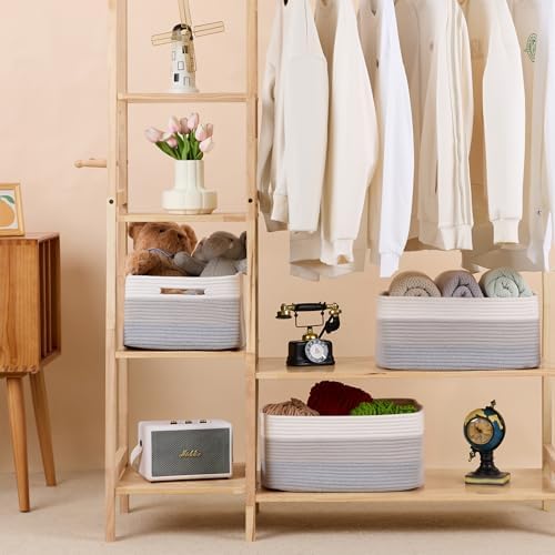 MiniArk Large Storage Baskets for Shelves, Baby Nursery, Toy Baskets Box - Image 3