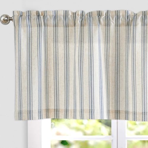 jinchan Linen Striped Kitchen Valances - Image 2