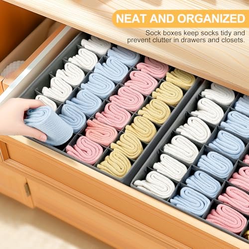 Joyoldelf Sock Organizer Drawer Organizer - Image 3