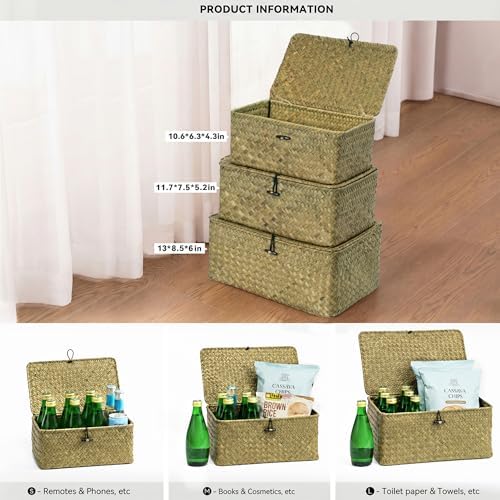 Nonam Seagrass Storage Basket - Image 2